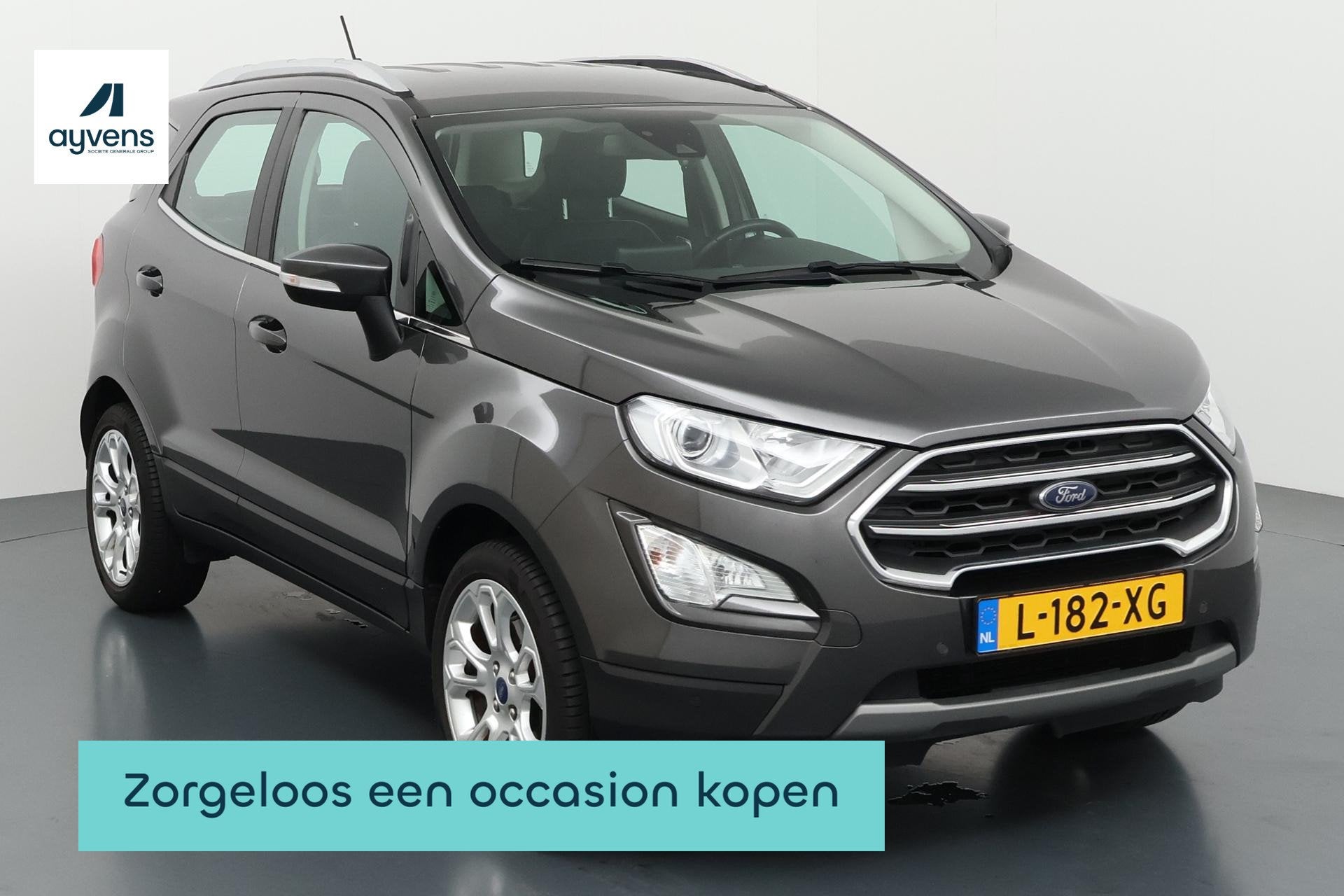 Ford EcoSport 1.0 EcoBoost Titanium Compacte SUV met verrass, Voorwielaandrijving, 125 pk, Gebruikt, Euro 6