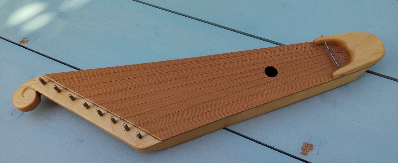 Vintage Kantele / Citer - Houten Snaarinstrument, Ophalen of Verzenden, Gebruikt, Citer