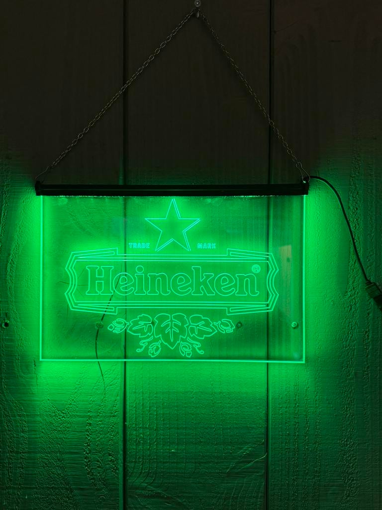 LED Bord Heiniken, Verzamelen, Merken en Reclamevoorwerpen, Nieuw, Lichtbak of (neon) lamp, Ophalen of Verzenden