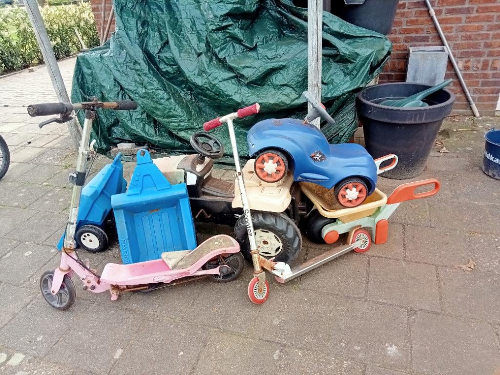 Speelgoed, Ophalen, Gebruikt