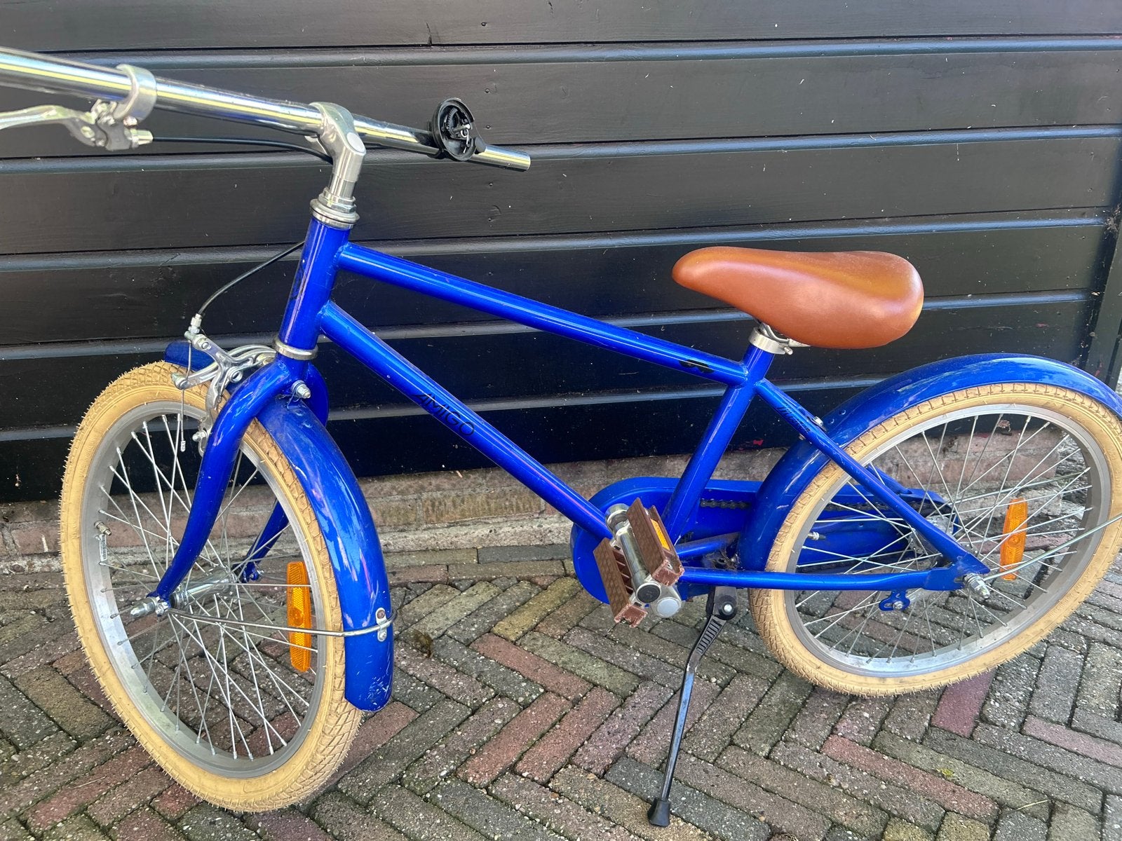 Amigo Kinderfiets 20 inch - Blauw, Ophalen, Gebruikt, Terugtraprem, 20 inch of meer