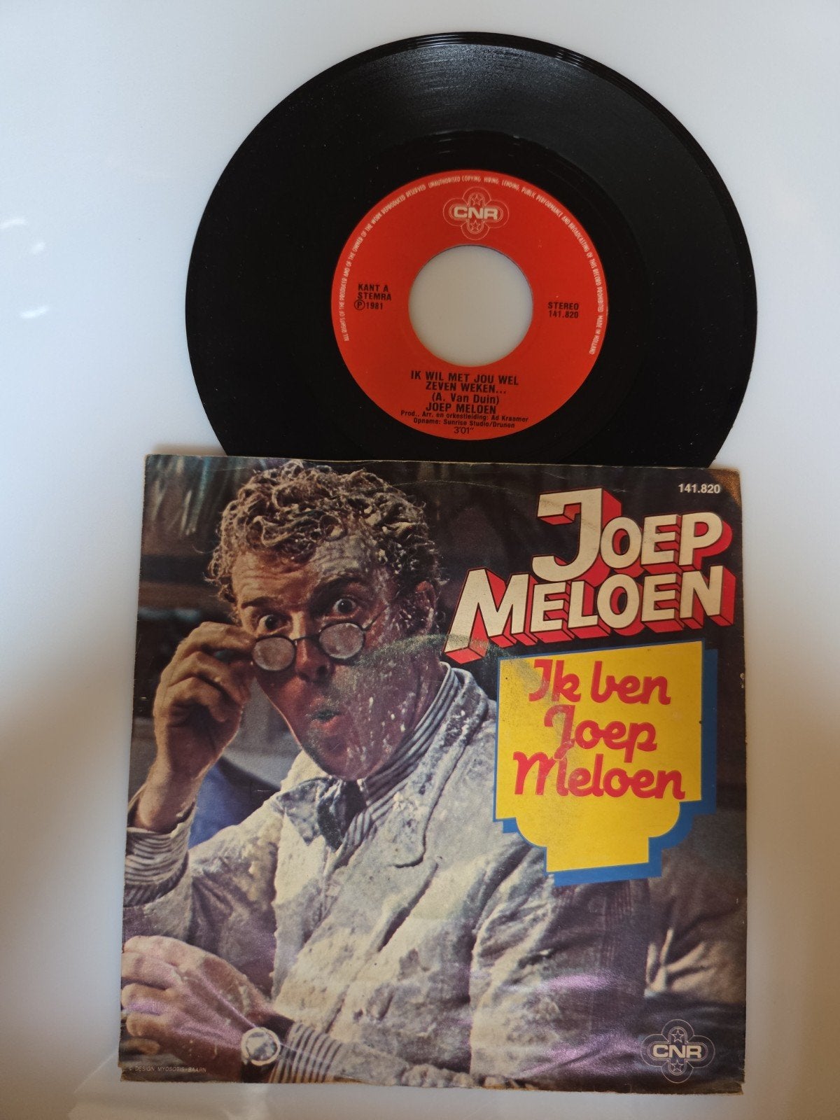 Joep Meloen - Ik wil met jou wel zeven weken, Ophalen of Verzenden, Gebruikt, 7 inch, Nederlandstalig