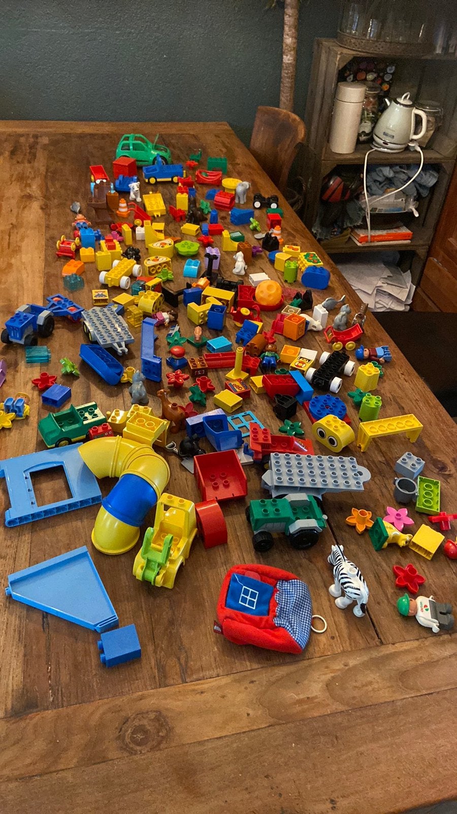 Lego duplo alleen originele poppetjes dieren bloemen auto, Ophalen of Verzenden, Zo goed als nieuw, Duplo