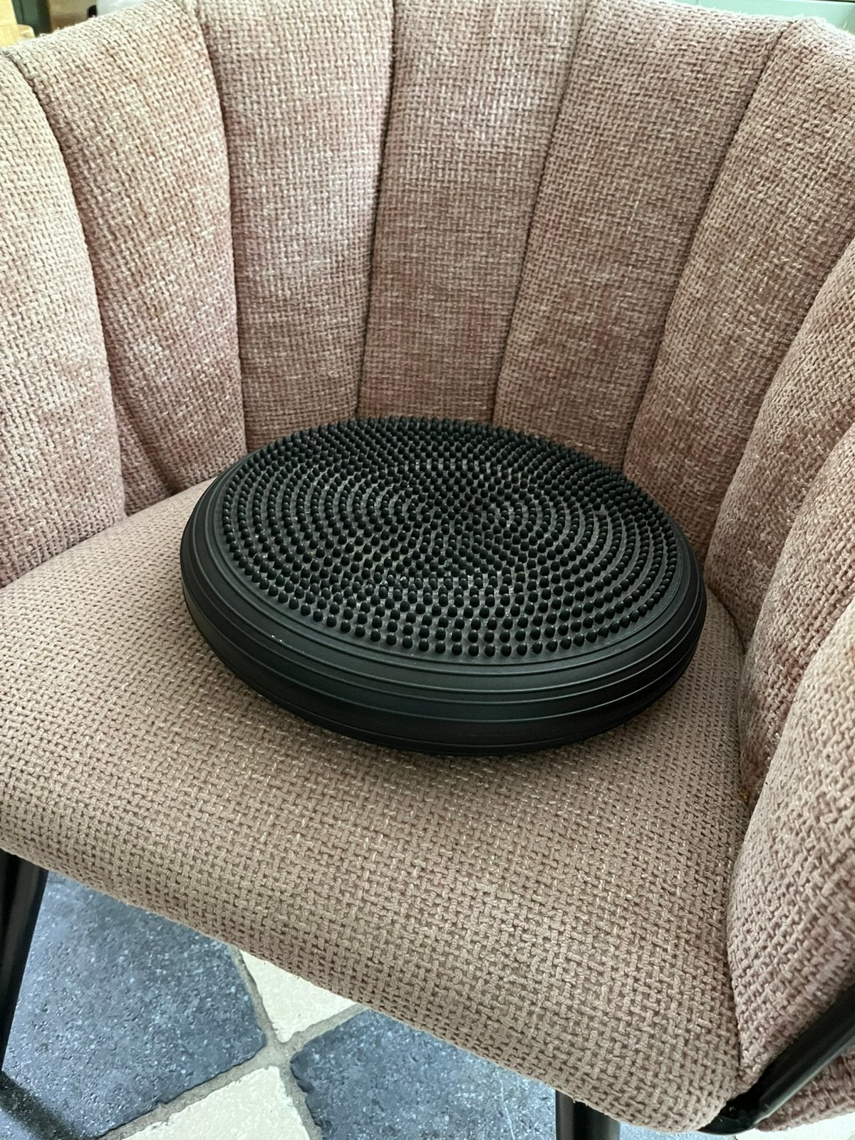 Wiebelkussen - rond - stimove, Ophalen of Verzenden, Zo goed als nieuw, Massagestoel of Kussen