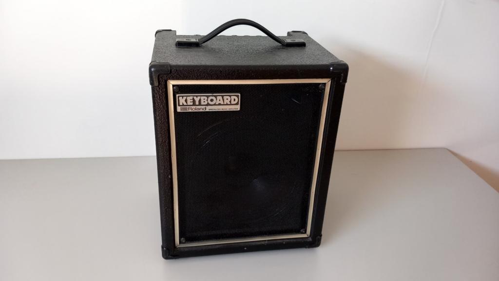 Roland CUBE-60 KEYBOARD Versterker met Spring reverb, Ophalen, Gebruikt, Minder dan 500 watt, Keyboardversterker
