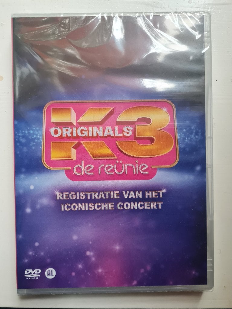 SEALED! K3 Originals Reünie DVD, Alle leeftijden, Ophalen of Verzenden, Nieuw in verpakking