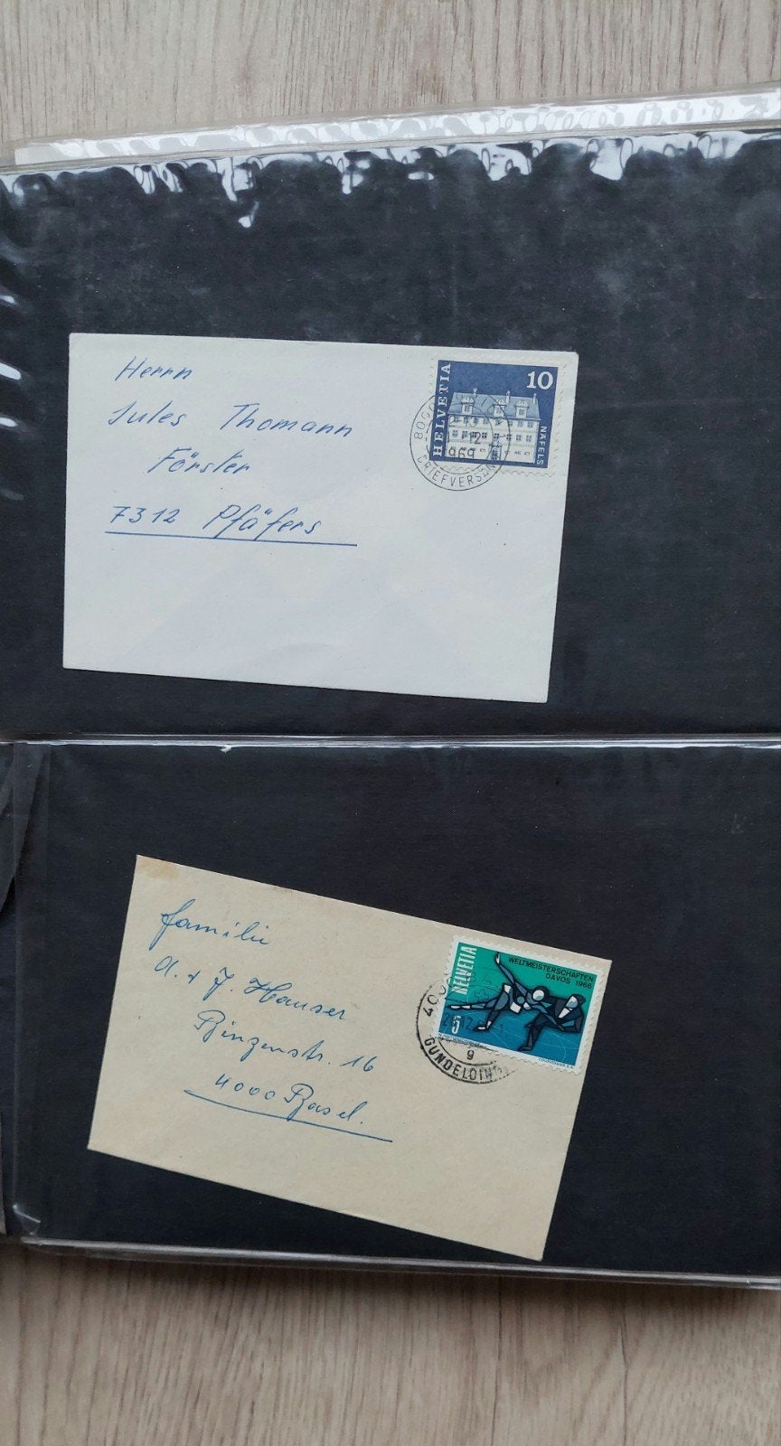 Verzameling Zwitserse filatelistische items, postbrieven, Ophalen of Verzenden, Envelop