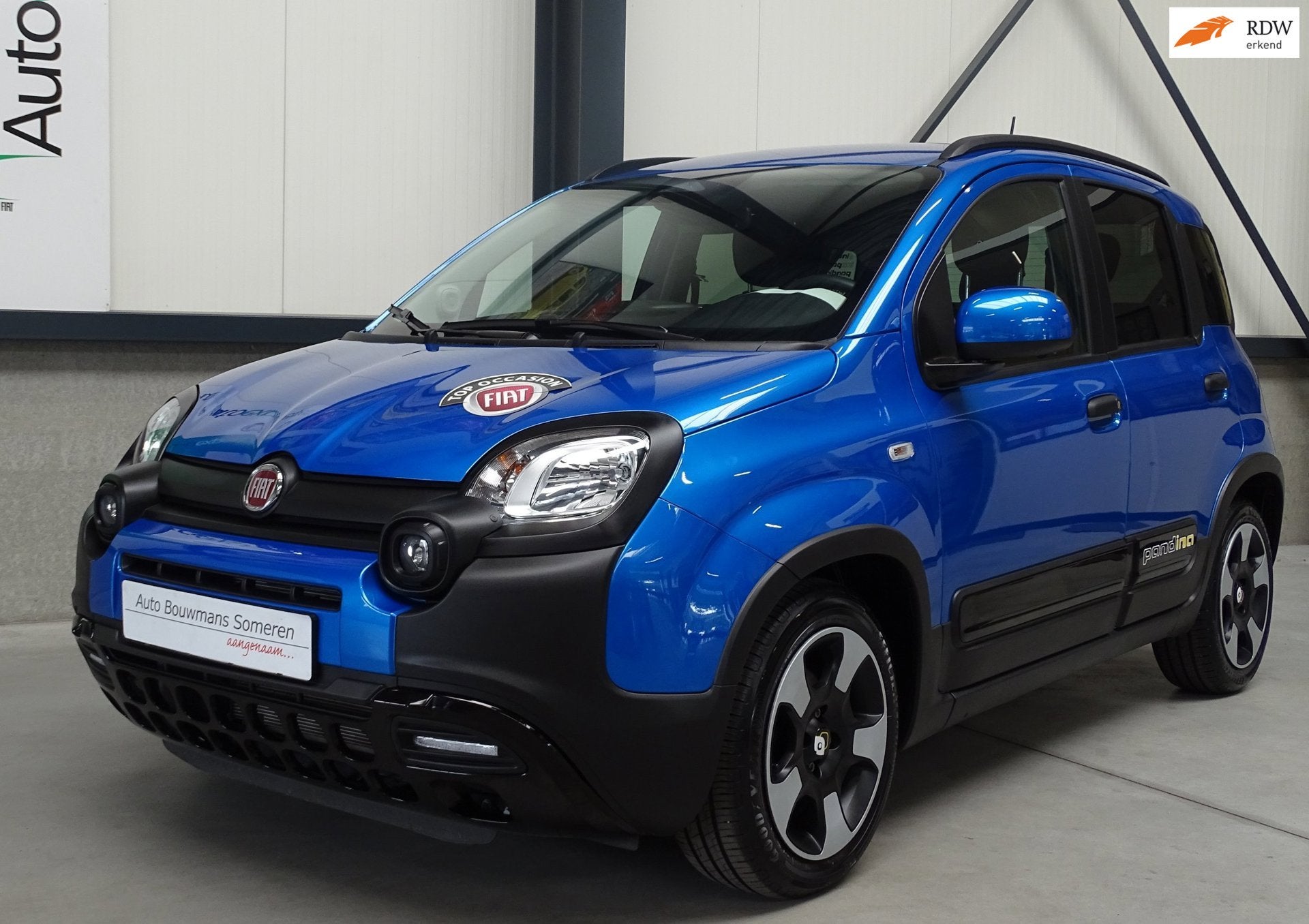 Fiat Panda Fiat Panda 1.0 "PANDINA HYBRID" - EX-DEMO ! -6850, Dealer onderhouden, Gebruikt, Zwart, Panda