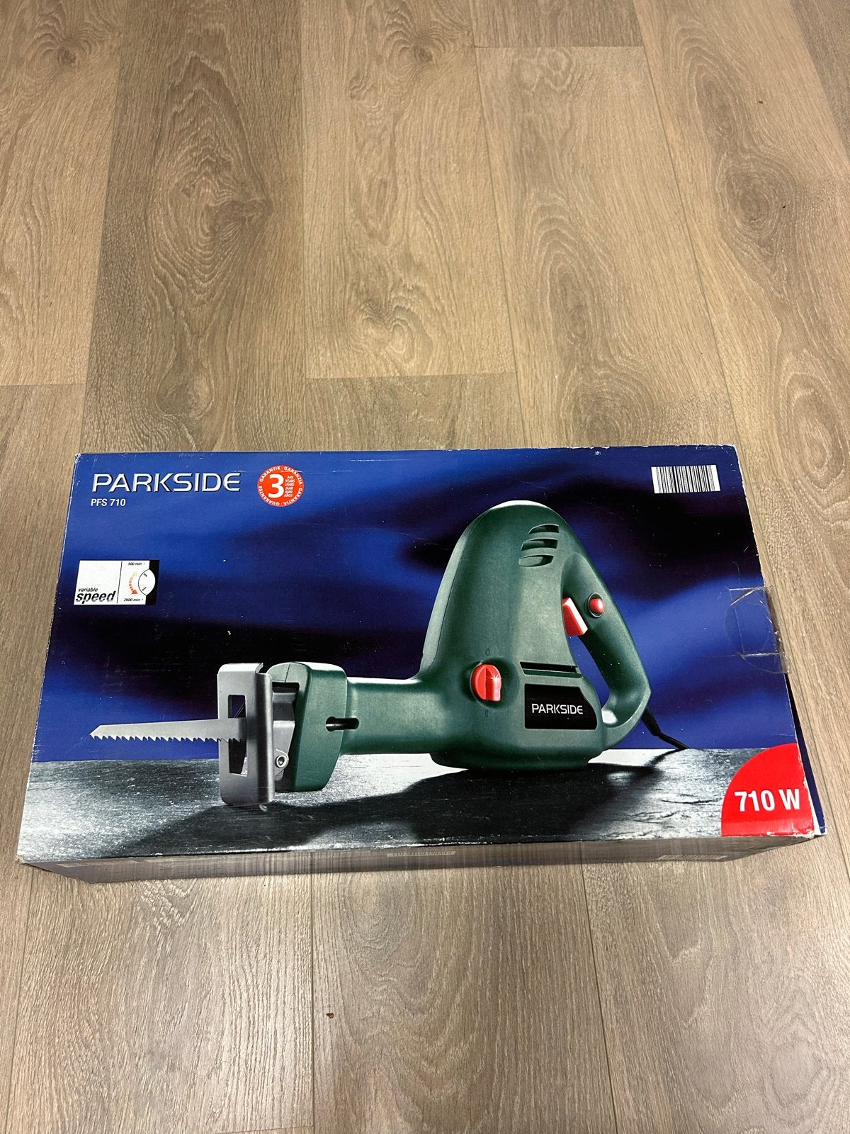 Parkside Reciprozaag PFS 710 - 710W, Doe-het-zelf en Verbouw, Ophalen, 70 mm of meer, 600 tot 1200 watt, Zo goed als nieuw
