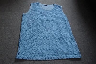 BLAUWE TOP Maat L, Maat 38/40 (M), Blauw, Ophalen of Verzenden, Zo goed als nieuw
