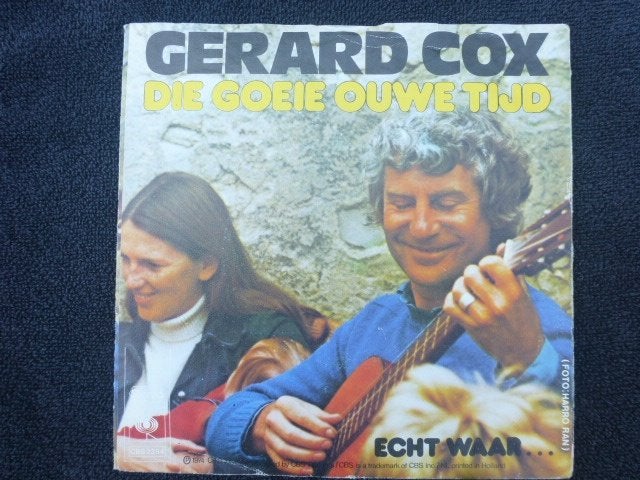 Gerard Cox. Die goeie ouwe tijd. / Echt waar., Ophalen of Verzenden, Gebruikt, 7 inch, Nederlandstalig