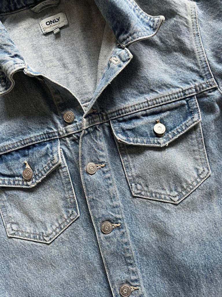 Gaaf spijkerpak jumpsuit mt S valt ruim, Ophalen of Verzenden, Gedragen, Maat 36 (S), Blauw
