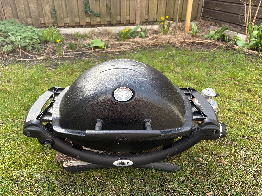Weber Q gas barbecue, Tuin en Terras, Gasbarbecues, Ophalen, Gebruikt, Weber