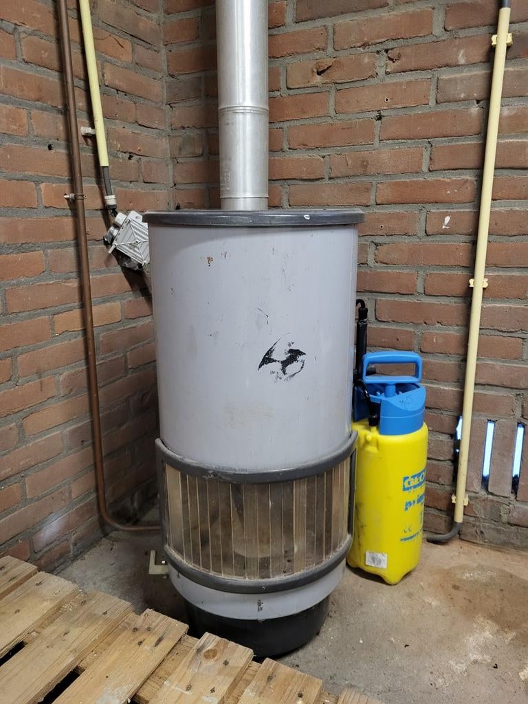 Gaskachel voor schuur of werkplaats, Huis en Inrichting, Kachels, Gebruikt, Gas, Ophalen of Verzenden, Vrijstaand