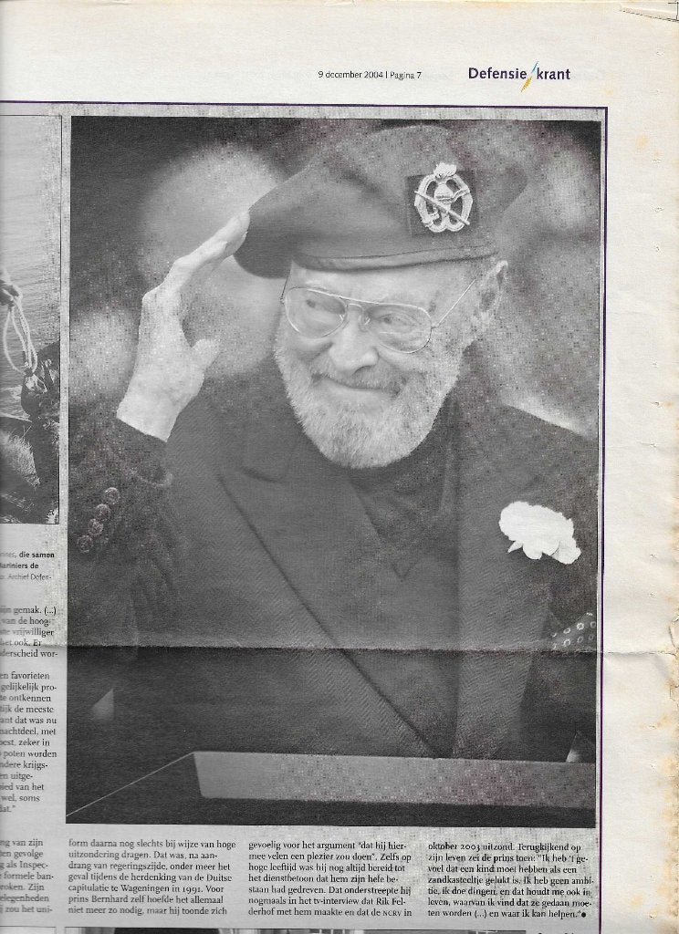 Prins Bernhard, Verzamelen, Ophalen of Verzenden, Zo goed als nieuw, Nederland, Tijdschrift of Boek