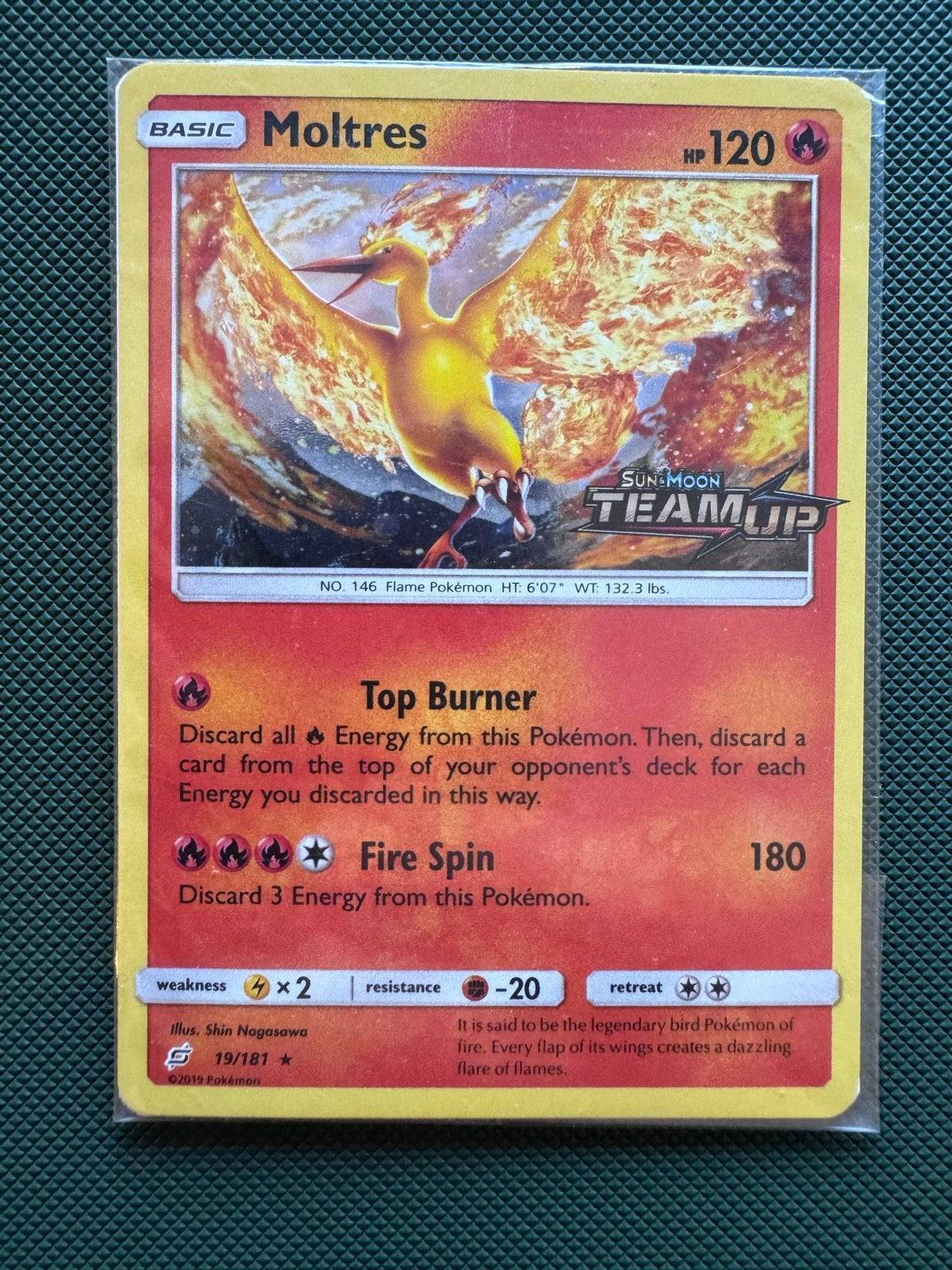 Moltres 19/181 Promo Kaart in Seal - Pokémon TCG, Ophalen of Verzenden, Nieuw, Losse kaart