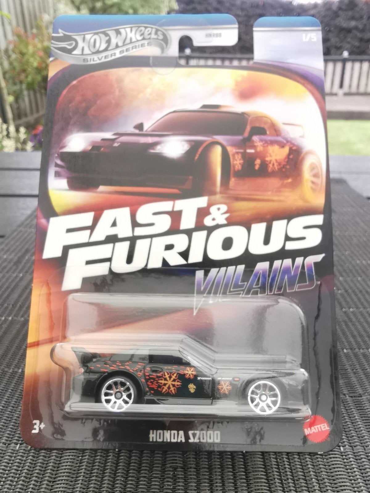 HotWheels Honda S2000 Fast and Furious zwart, Ophalen of Verzenden, Nieuw, Auto