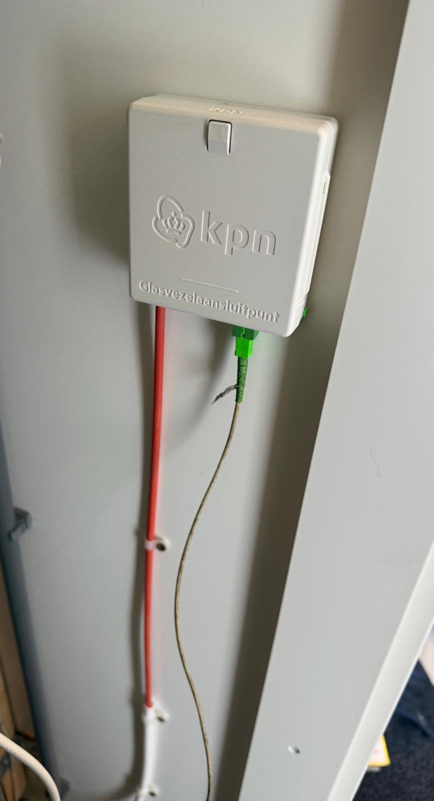 Glasvezel verplaatsing of reparatie glasvezel aansluiting, Ophalen, Kabel of Snoer
