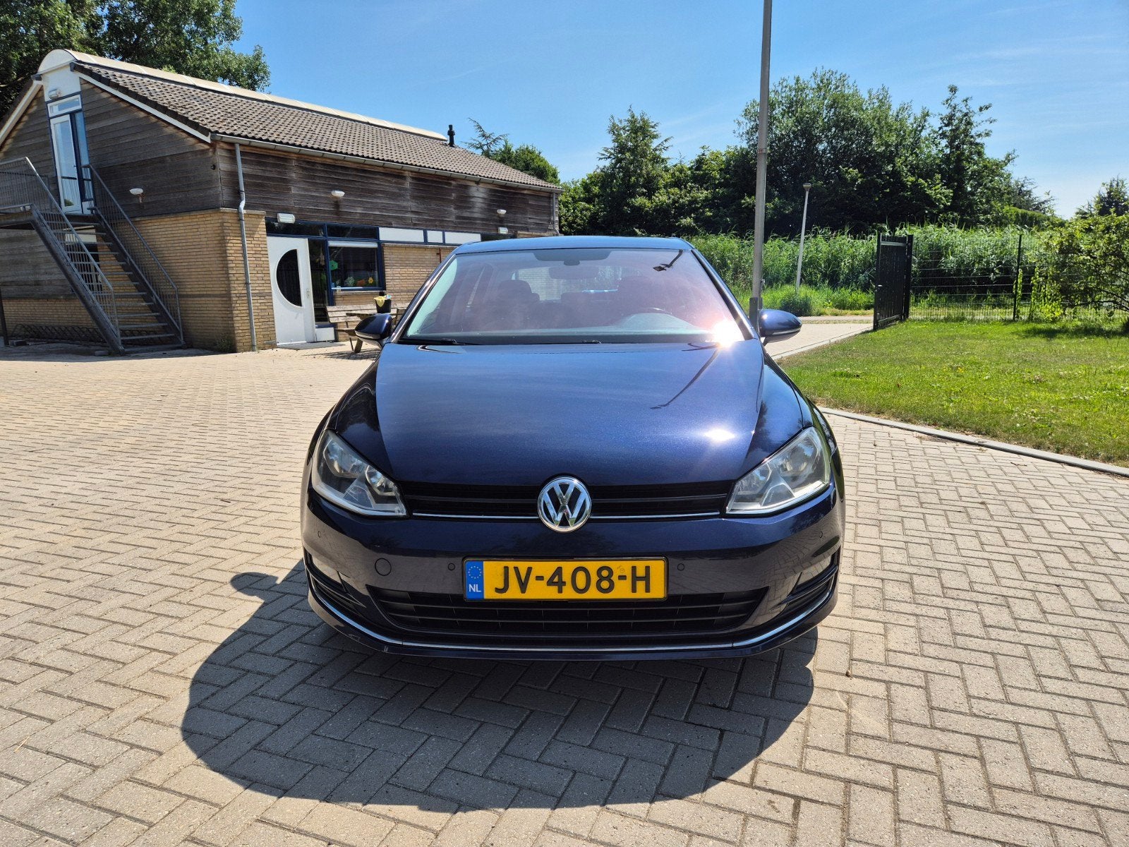 Volkswagen Golf 1.4 TSI Highline, Auto's, Navigatiesysteem, Zwart, 4 cilinders, Blauw