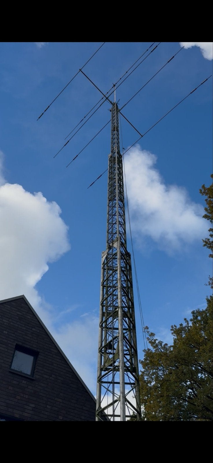 bijzenmast 3x8 aluminium, Ophalen, Mast