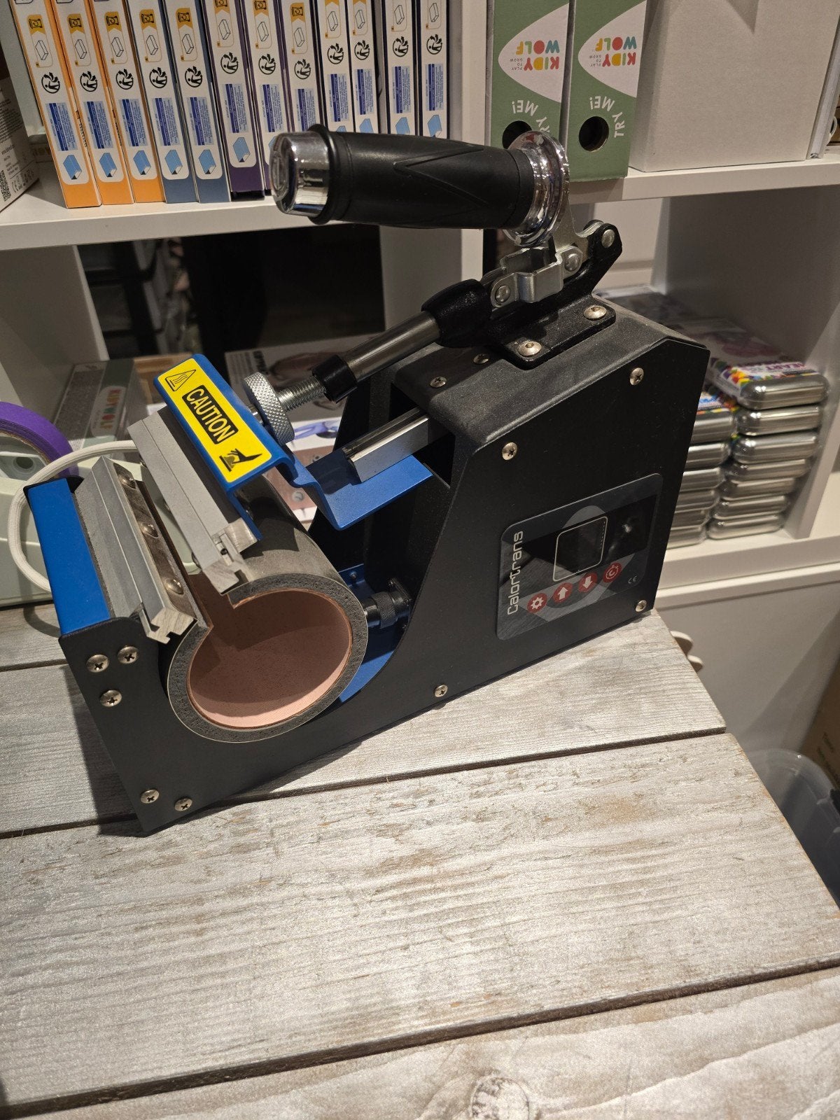 Calortrans CT-M65II Mokken Heat Press Machine, Ophalen of Verzenden, Zo goed als nieuw