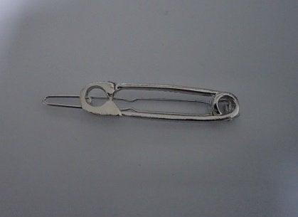 Haarspeld veiligheidsspeld zilverkleurig, Ophalen of Verzenden, Nieuw, Haarspeld
