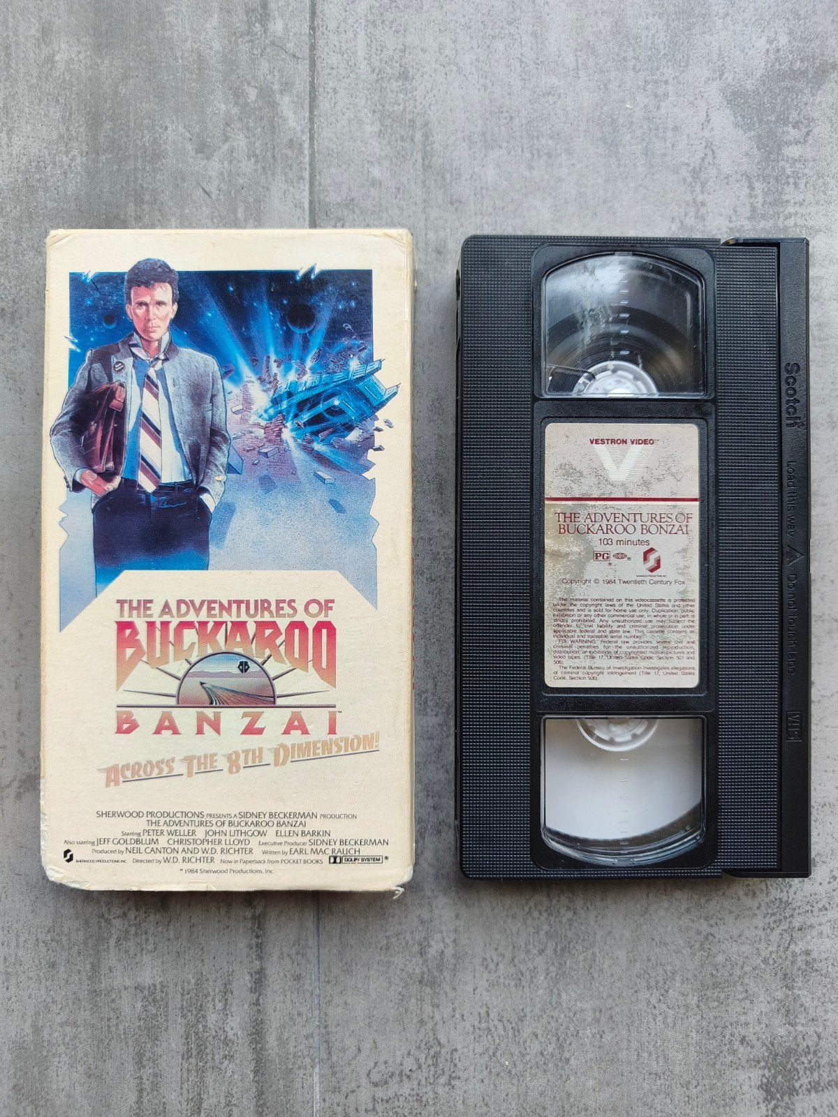 Adventures of buckaroo banzai vhs, Alle leeftijden, Ophalen of Verzenden