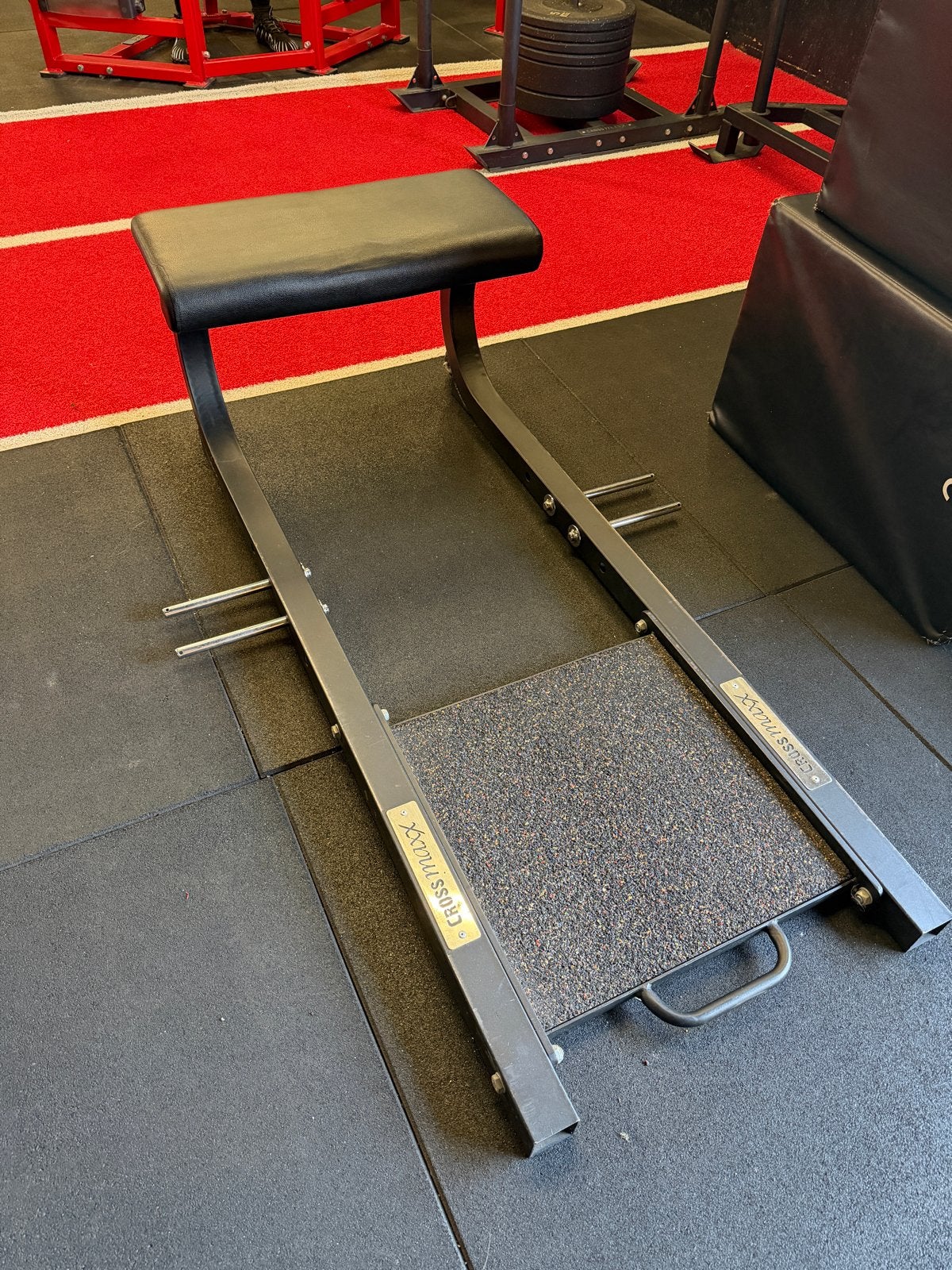Hip Thrust Bank Cross Maxx - Krachttraining Glutes, Ophalen, Krachtstation, Zo goed als nieuw, Metaal