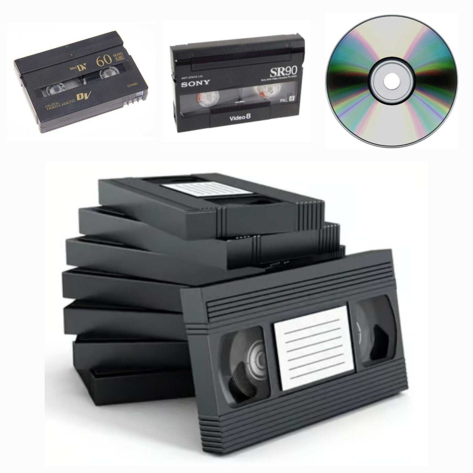 Digitaliseren van Vhs, Vhs-C ,Dvd's, video8, Hi8, MiniDv., Ophalen of Verzenden