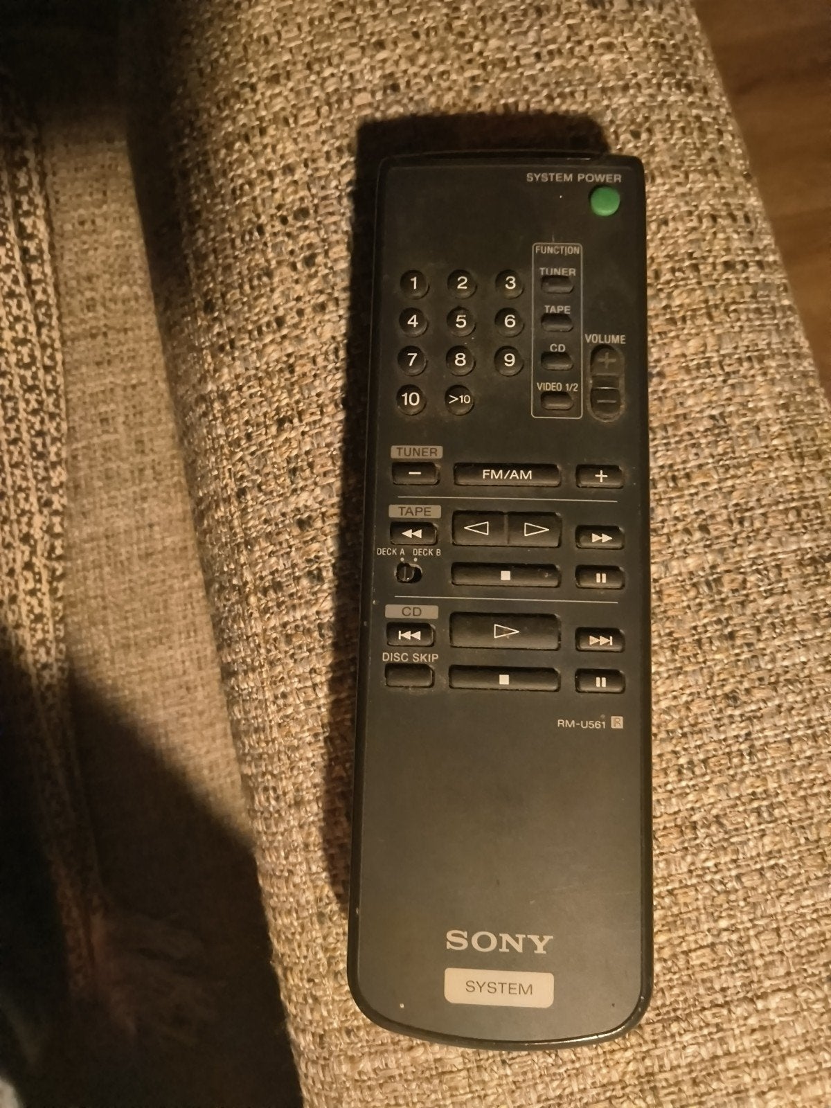Sony RM-U561 Afstandsbediening voor Audio Systeem, Ophalen of Verzenden, Gebruikt, Origineel, Mediaspeler