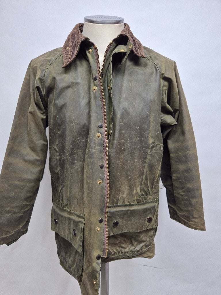 Barbour Beaufort wax jas, C38-97cm (small-medium), Kleding | Heren, Barbour, Maat 48/50 (M), Ophalen of Verzenden, Gedragen