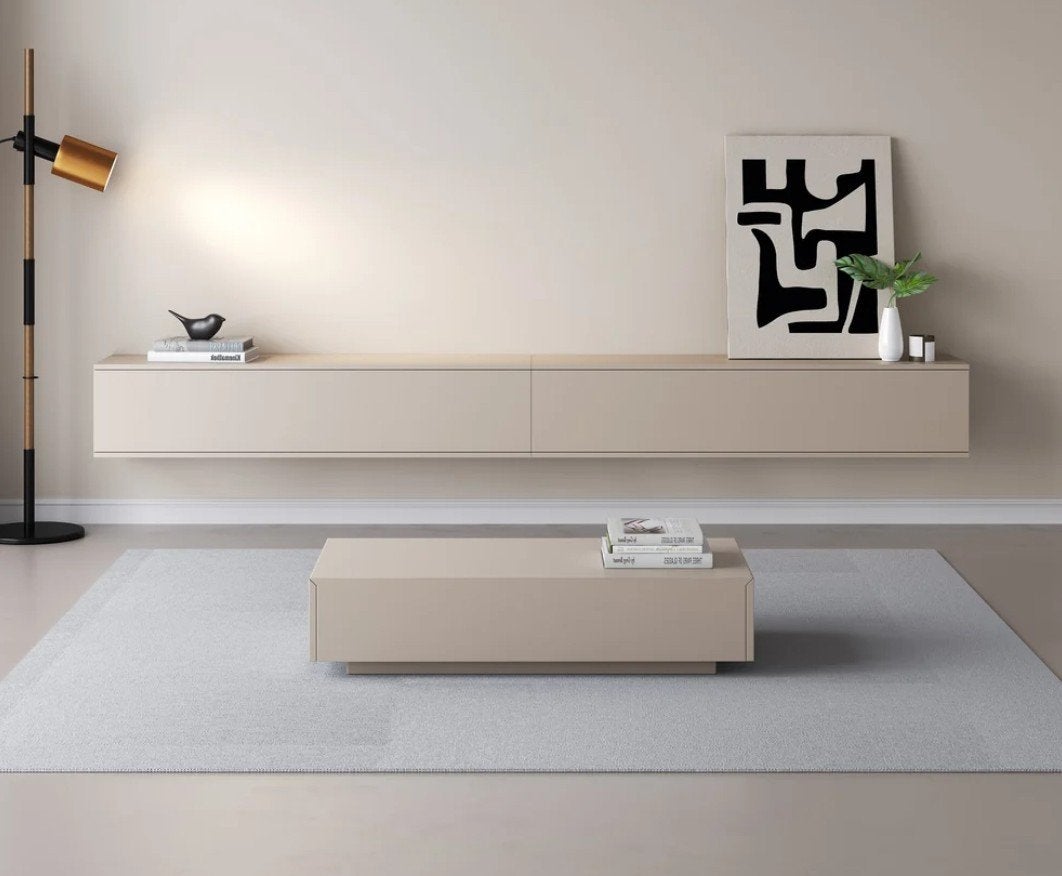 Japandi Tv Meubel Wand Kast Nieuw, Ophalen of Verzenden, Nieuw