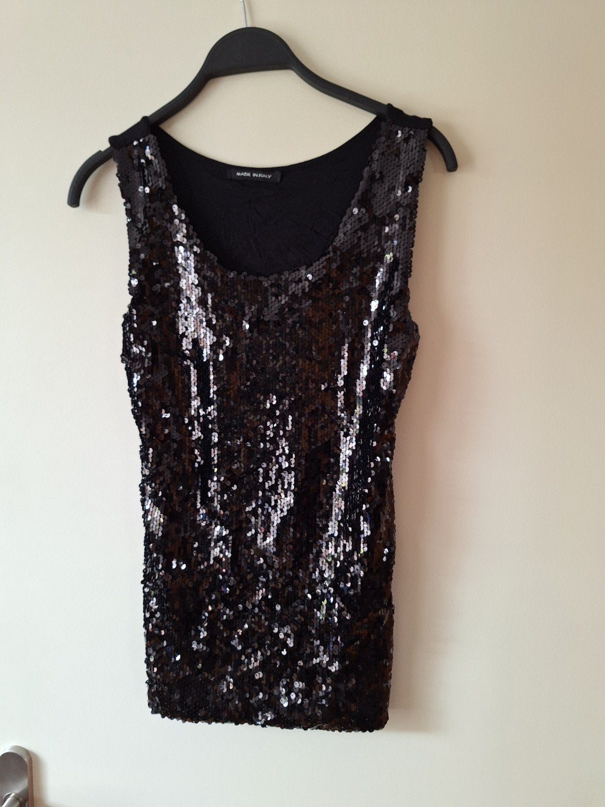 dames topje met glitter maat M, Ophalen of Verzenden, Zo goed als nieuw, Korte mouw