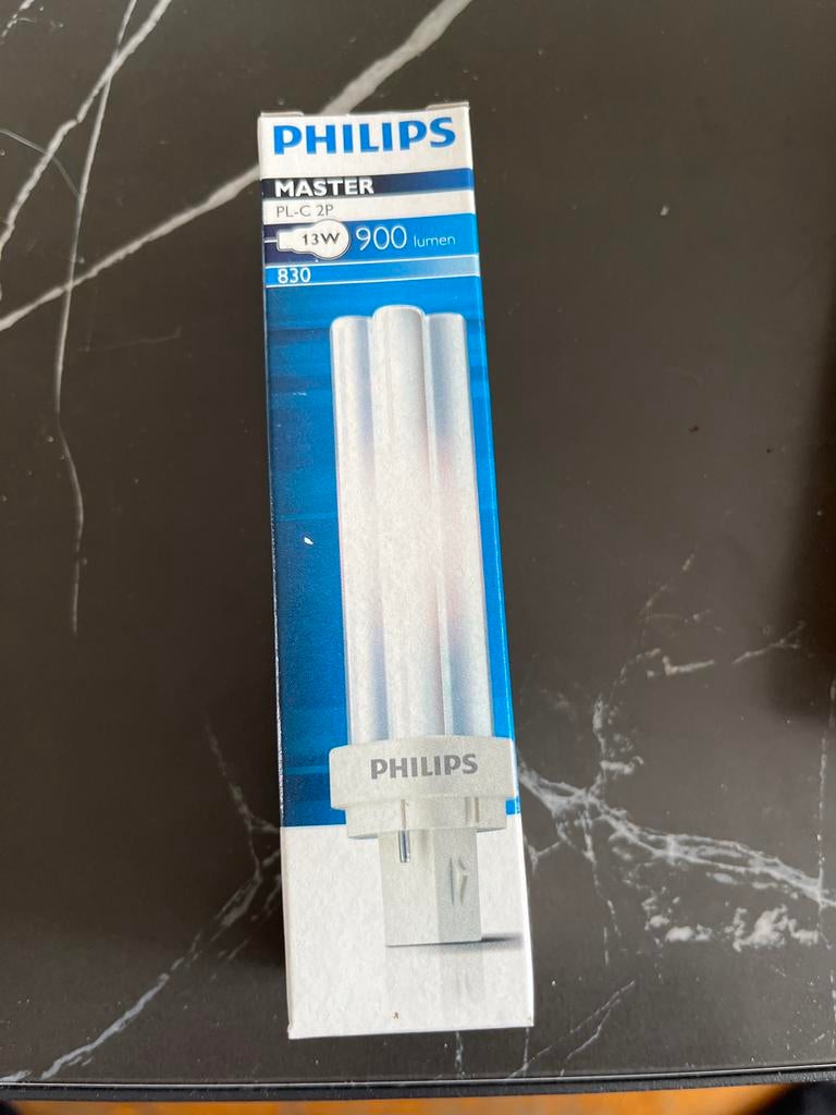 Philips Master PL-C 2P 13W/830 spaarlamp, Ophalen of Verzenden, Nieuw