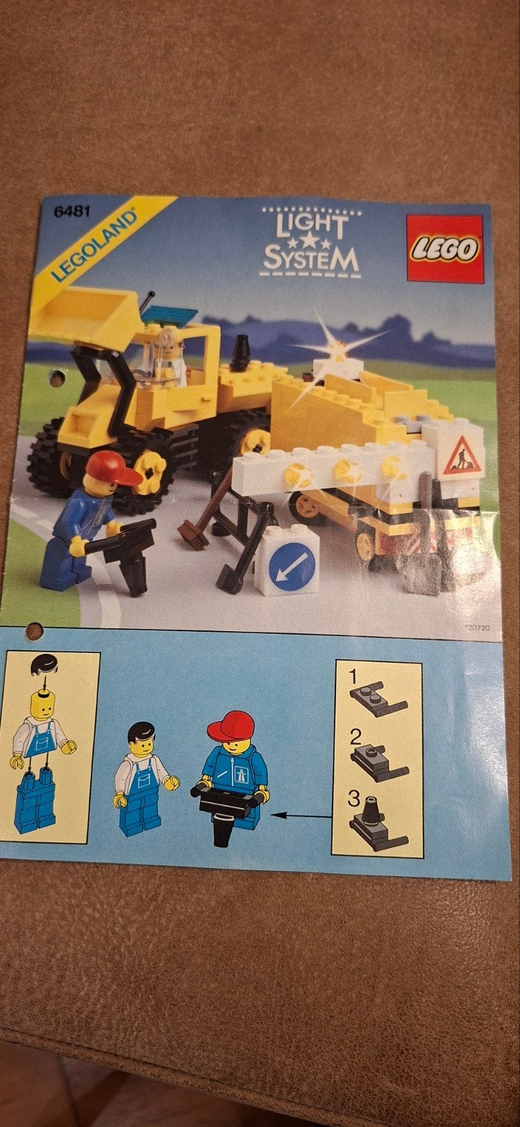 Lego Legoland 6481 Licht Systeem met instructieboekje, Ophalen of Verzenden, Gebruikt
