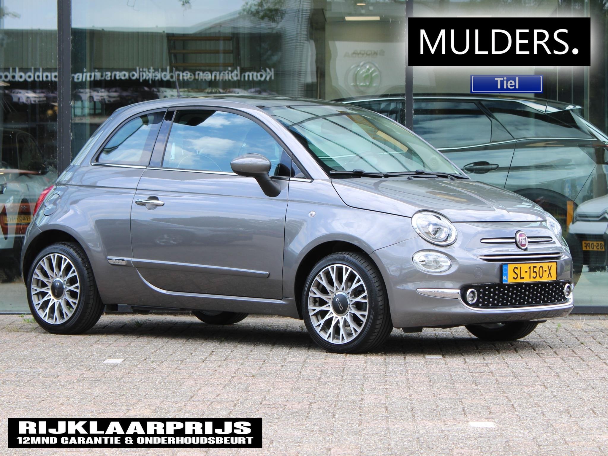 Fiat 500 1.2 Lounge | Apple Carplay / Panoramadak / Climate, Auto's, Fiat, Voorwielaandrijving, 12 maanden, Stof, Gebruikt