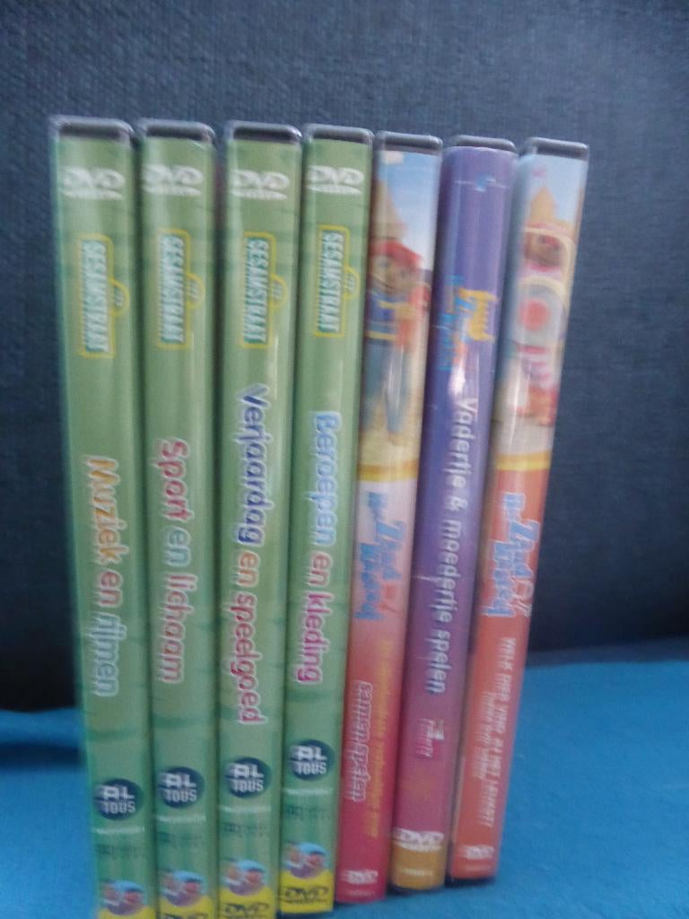 T.k. 7 Kinder-Dvd's., Alle leeftijden, Ophalen of Verzenden, Zo goed als nieuw, Educatief