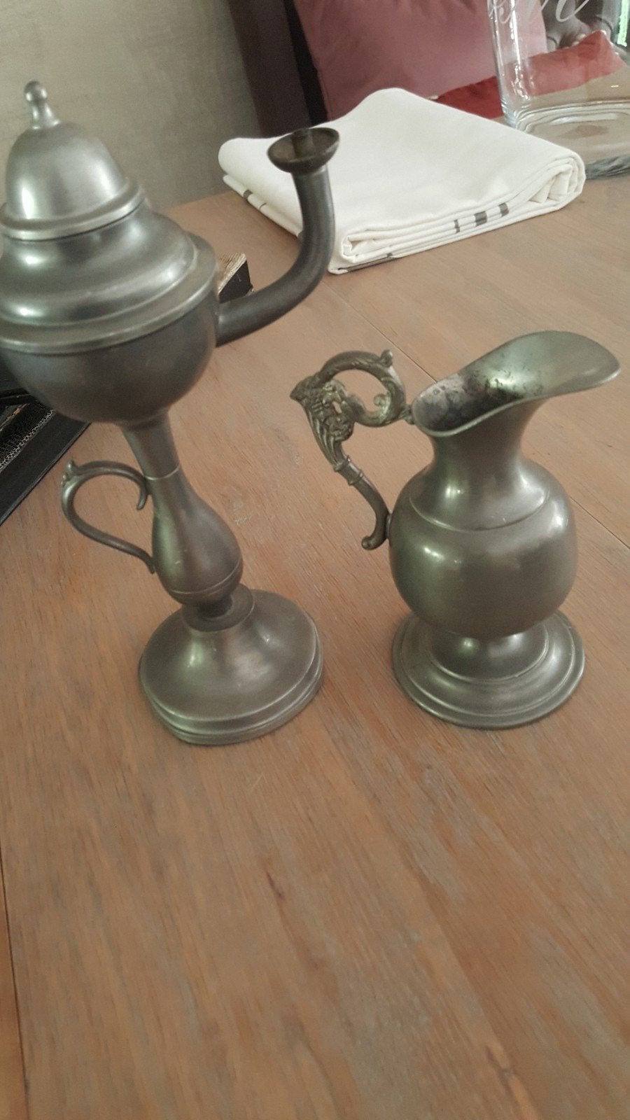 tin stel, Ophalen of Verzenden