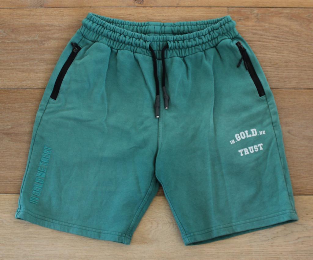 Sweatshort van In gold we trust maat 16, Kinderen en Baby's, Kinderkleding | Maat 176, Gebruikt, Jongen, Broek, Ophalen of Verzenden