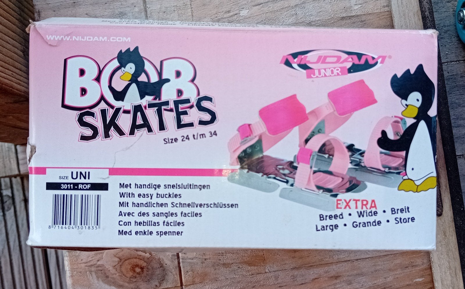 Nijdam Bob Skates Junior - Maat 24 t/m 34, Ophalen, Nieuw, Overige typen, Nijdam