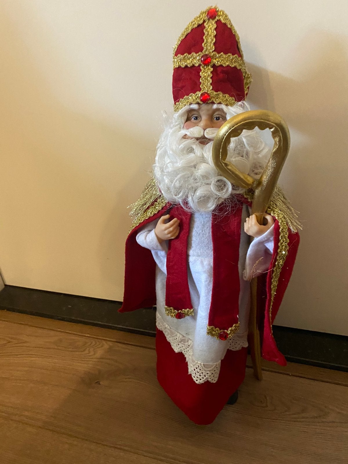 Grote sinterklaas 60 cm, Ophalen of Verzenden, Zo goed als nieuw