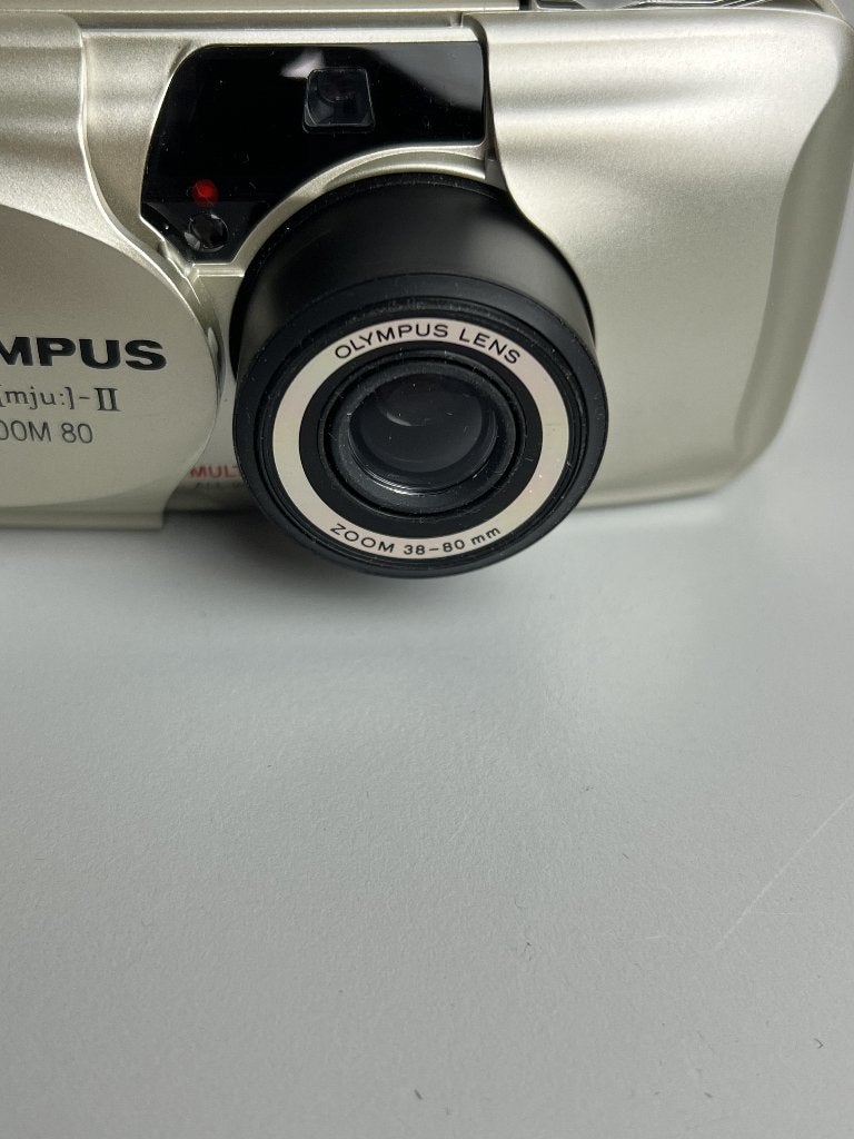 Olympus mju -II Zoom 80 fototoestel, Audio, Tv en Foto, Fotocamera's Analoog, Gebruikt, Olympus, Compact, Info@olympus.com