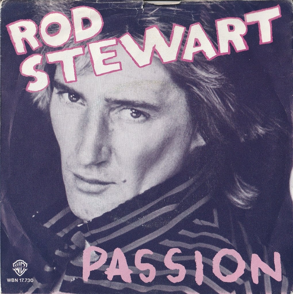 s 1359  Rod Stewart – Passion, Gebruikt, Fotohoes, Overige genres, 7 inch
