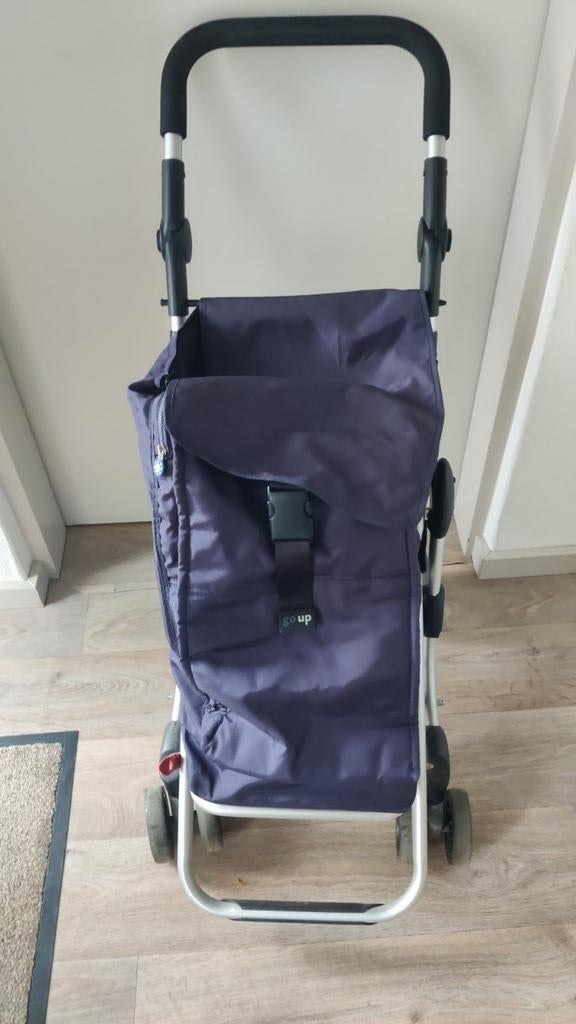Go up boodschappen trolly (zeer goede staat), Sieraden, Tassen en Uiterlijk, Tassen | Reistassen en Weekendtassen, Ophalen, Blauw