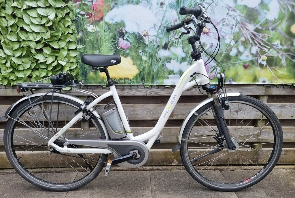flyer T8 51 cm panasonic middenmotor 540 wh, Fietsen en Brommers, 51 tot 55 cm, Ophalen of Verzenden, Gebruikt, Overige merken