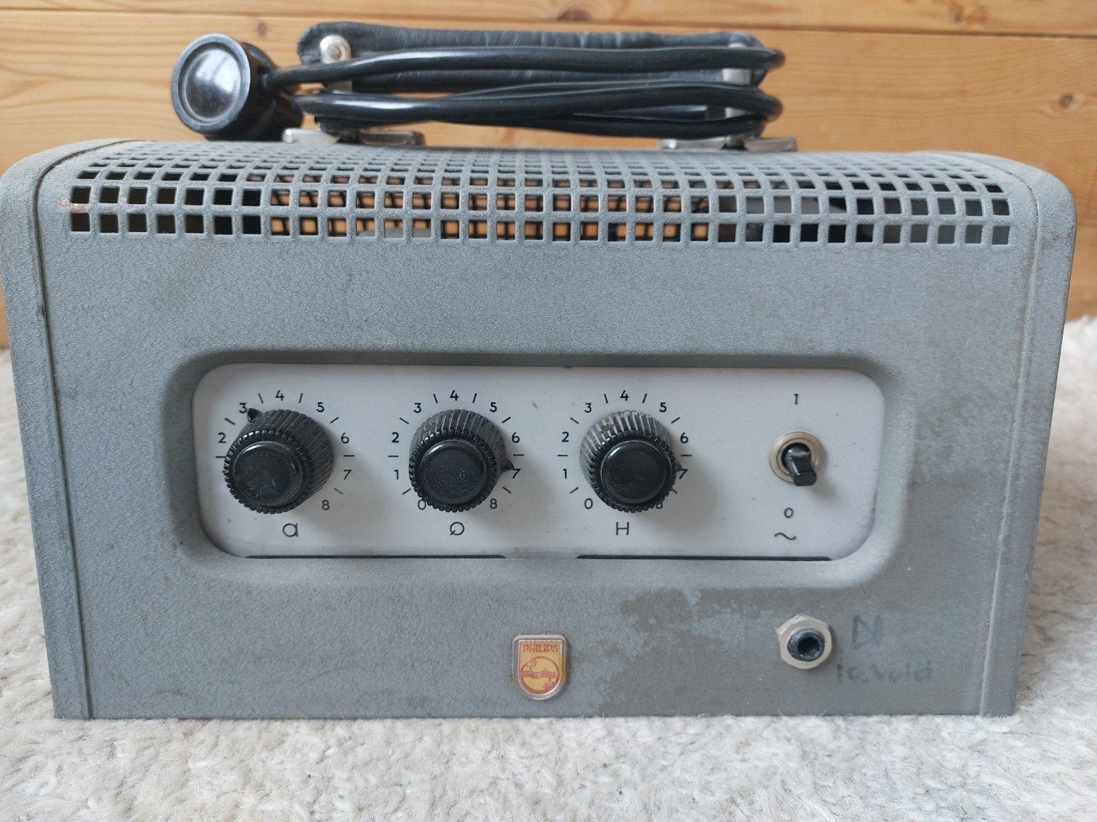 Philips EL 6401/02 buizenversterker, geschikt voor gitaar, Ophalen, Gebruikt, Minder dan 50 watt