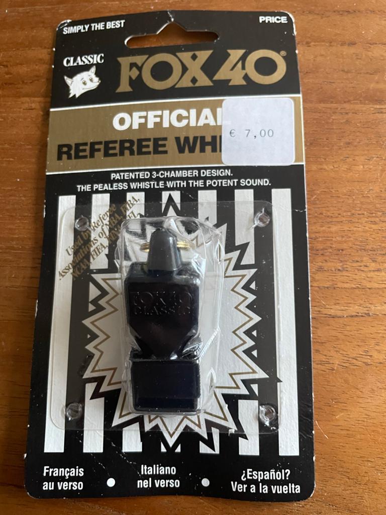 Fox 40 Official Scheidsrechter Fluit - Nieuw in verpakking, Ophalen of Verzenden, Nieuw, Overige typen