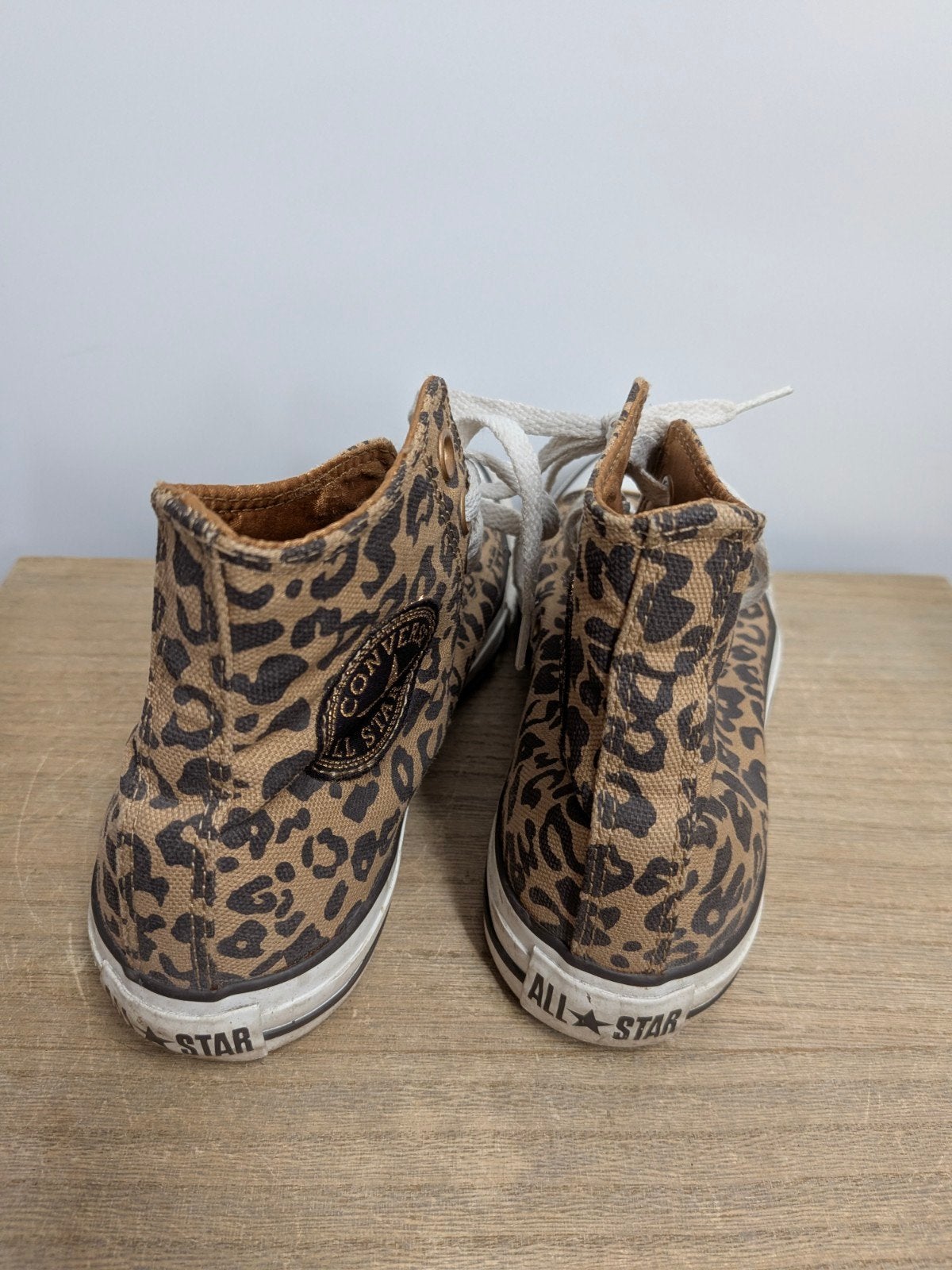 Converse All Star sneakers met luipaardprint, maat 38, Bruin, Converse International LLC, Converse, Ophalen of Verzenden