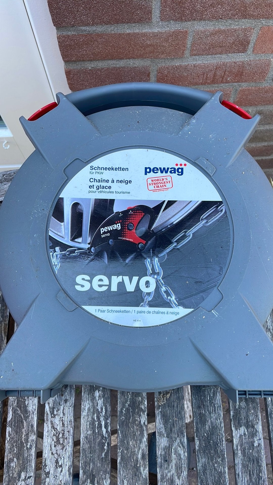 Sneeuwkettingen RS 75 pewag servo, Ophalen, Gebruikt