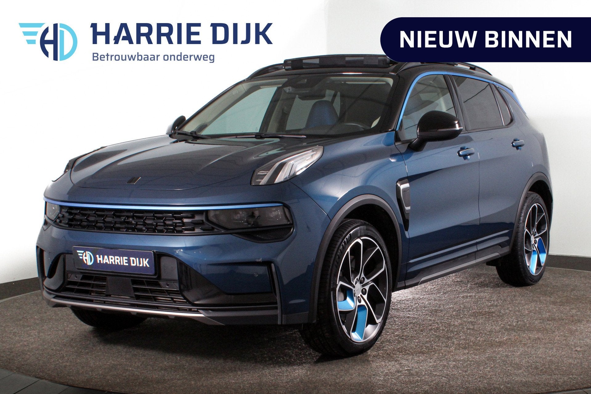Lynk & Co 01 1.5 PHEV 261PK MY22 | Afn. Trekhaak | 360 Camer, Euro 6, Blauw, Plug-in hybride, Bedrijf